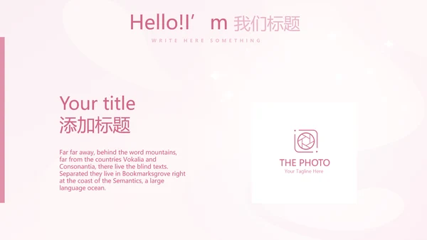 粉色时尚孕妇年年终总结动态PPT