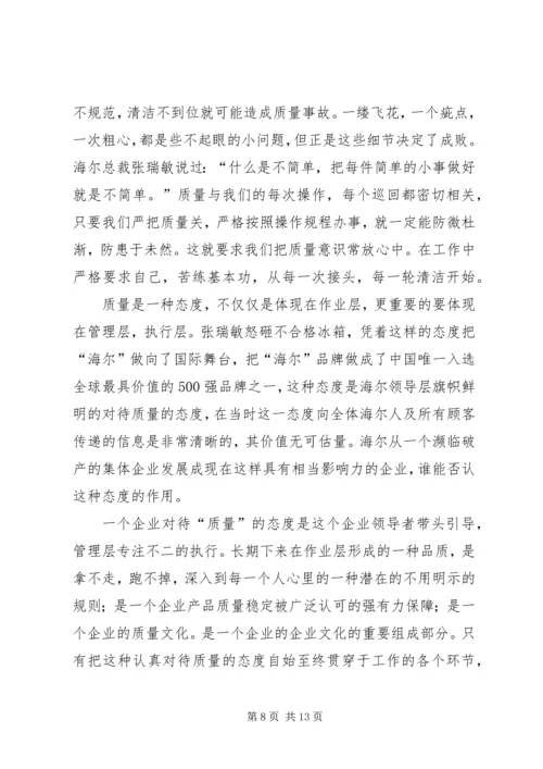 全国质量月征文范文.docx