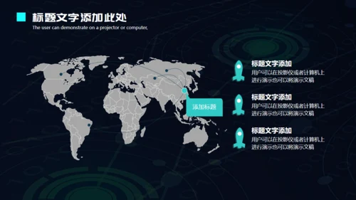 人工智能机器人科技金手指通用PPT模板