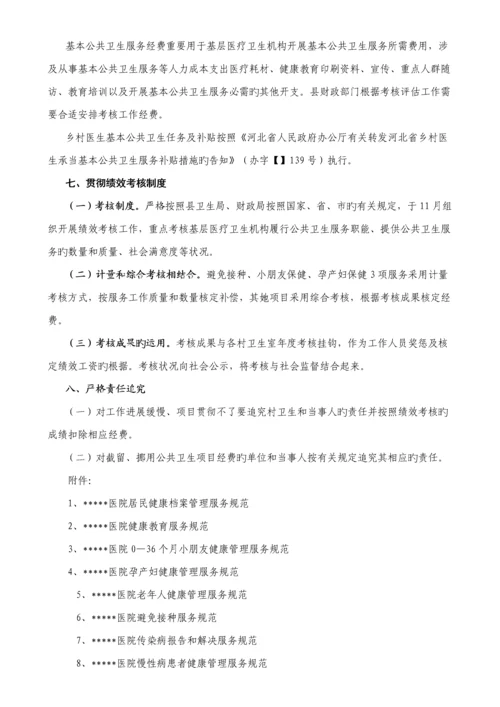 医院公共卫生服务实施专题方案.docx