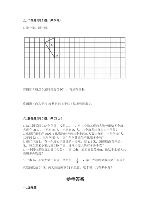 北师大版数学六年级下册期末测试卷【全国通用】.docx