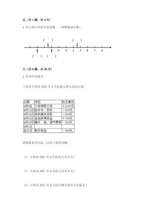 小学六年级数学毕业试题审定版.docx