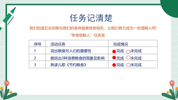 【核心素养目标】主题三 活动四《争做惜粮人》课件-【东北师大版】《劳动实践》三上