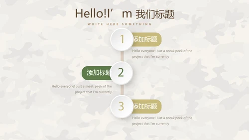 武警个人能力评测动态PPT