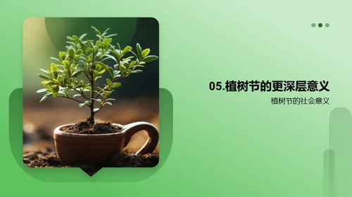 绿色生活，从植树开始