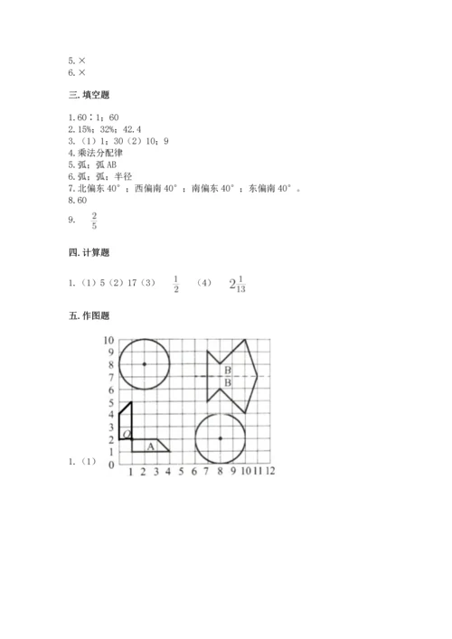 人教版六年级上册数学期末测试卷【综合卷】.docx