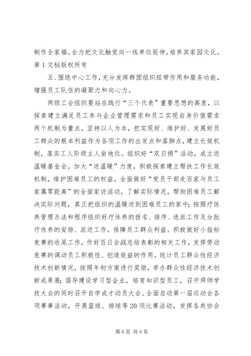 企业思想工作要点.docx