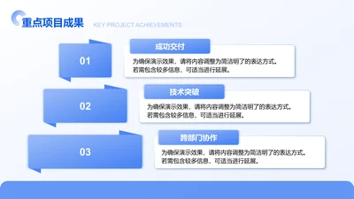 重点项目成果-工作总结汇报PPT