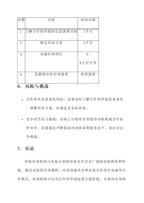 印度培训机构异业合作方案