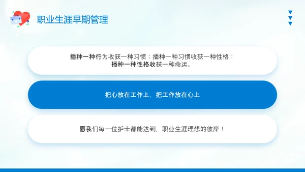 护士职业生涯规划PPT模板
