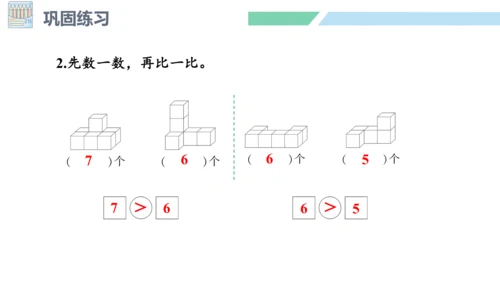 新人教版数学一年级上册5.1 6和7的认识课件（31张PPT)