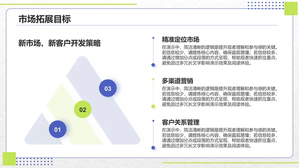 蓝色扁平风2025年度工作计划目标设定PPT模板