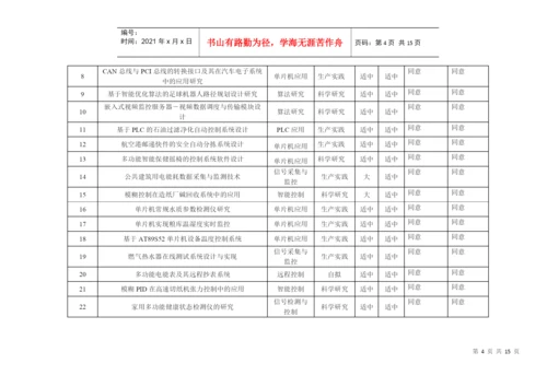 信息学院本科毕业论文设计选题审批汇总表.docx