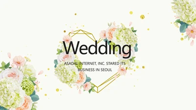 婚礼舞台开场片头相册婚礼纪念册PPT