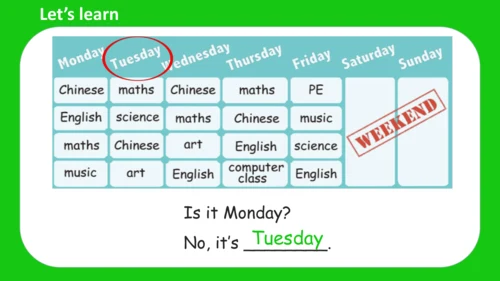 Unit 2 My week Part A Let's learn课件 （共45张PPT）