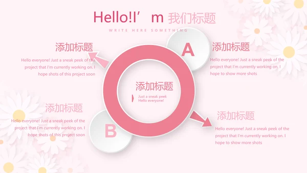 粉色精美预期保健知识培训动态PPT