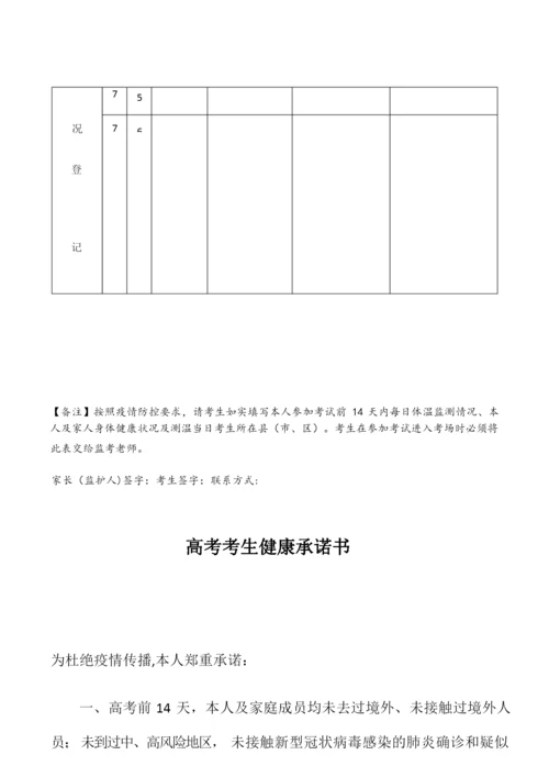 考生体温监测登记表.docx