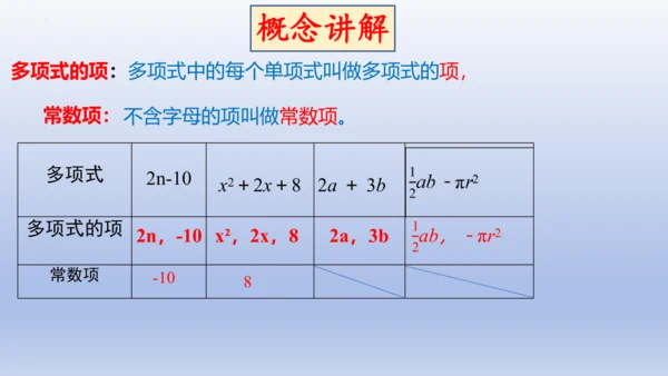 4.1 整式   课件-2024-2025学年人教版数学七年级上册