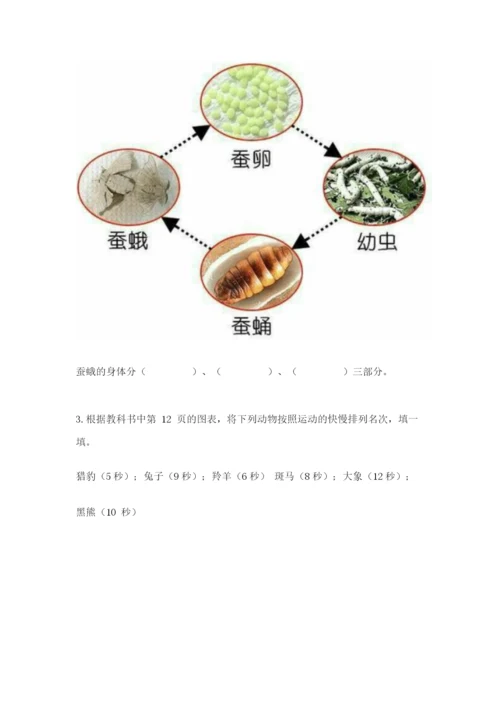 教科版三年级下册科学期末测试卷精品（网校专用）.docx