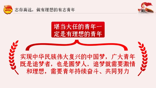争做新时代有为青年共青团团课PPT模板