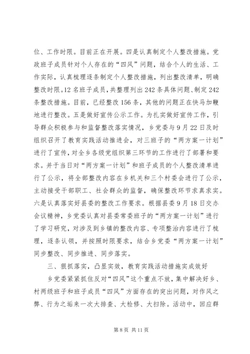 党的群众路线教育实践活动工作总结.docx