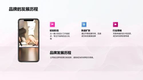新系列服装发布PPT模板