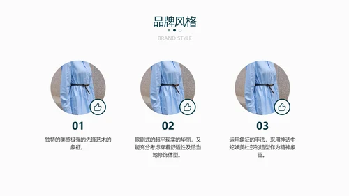 绿色简约风服装新品发布会