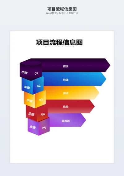 项目流程信息图