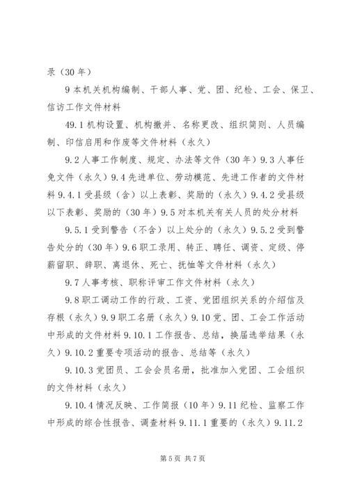 公安部机关文书档案保管期限[精选] (2).docx