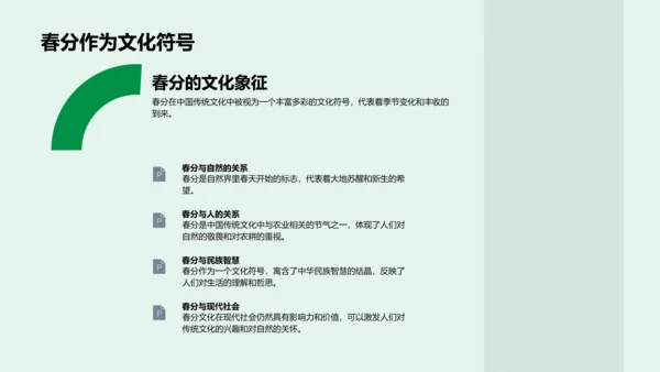 春分文化解析报告PPT模板