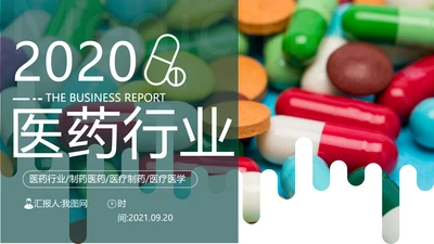 医疗医学类医药制药行业总结通用PPT模板