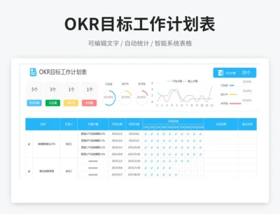 OKR目标工作计划表