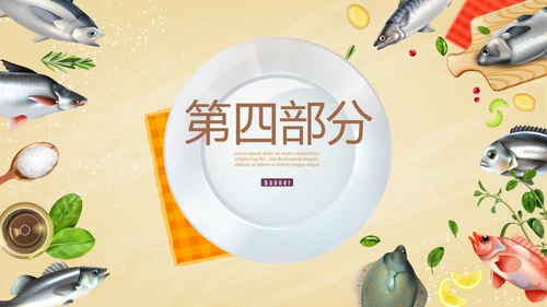 美食鱼动态PPT
