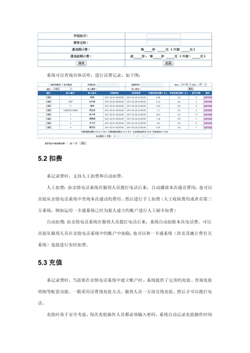 监狱亲情电话监控系统解决专题方案.docx