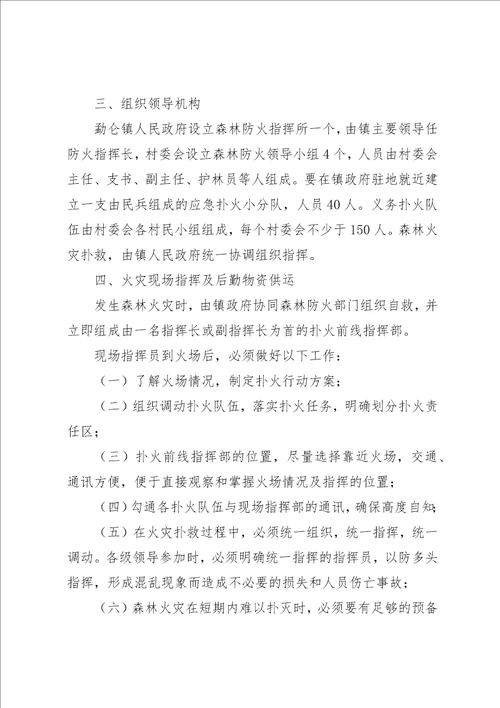 扑救森林火灾中的安全工作