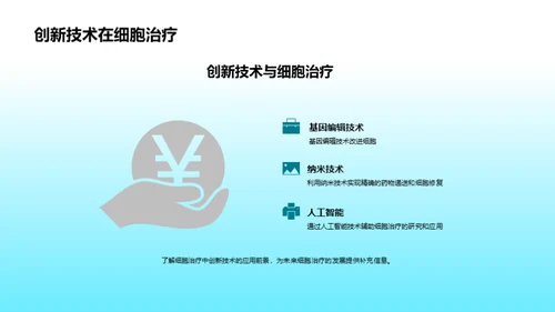 商务风生物医疗教学课件PPT模板