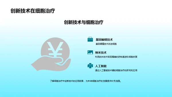 商务风生物医疗教学课件PPT模板
