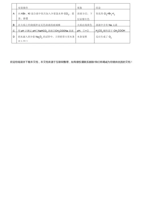 2021辽宁高考化学真题8.docx