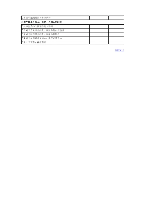 公司内部沟通检查表