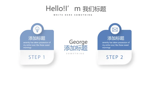 蓝色医疗分析报告动态PPT