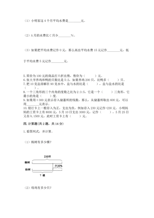 人教版六年级下册数学期末测试卷精品（黄金题型）.docx