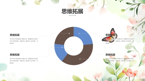 简约中国风语文课堂教育教学