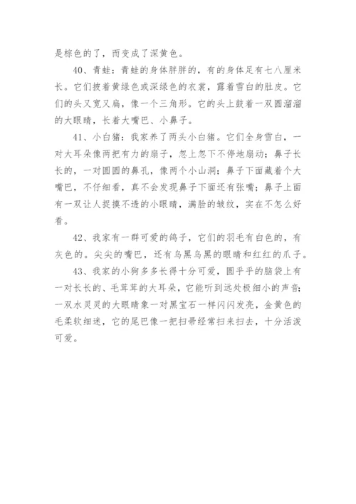 描写动物外貌的好句好段.docx