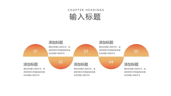 蓝色扁平风企业员工工作总结汇报PPT模板