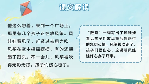 部编版二年级上册第二十四课风娃娃PPT模板