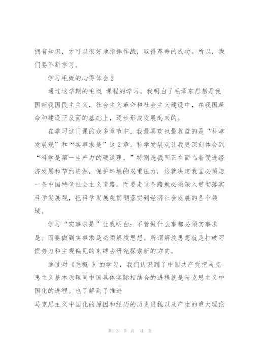 学习毛概的心得体会.docx