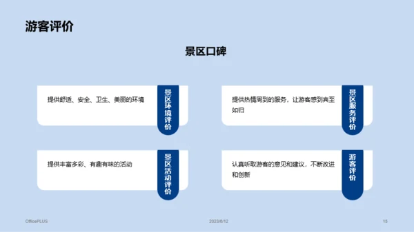 蓝色景区商务特别活动营销策划PPT模板