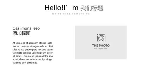 灰色创意公司产品介绍宣传通用PPT动态模板