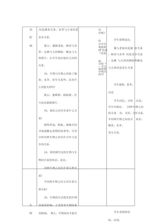 《生物与环境的关系》教案1055819.docx