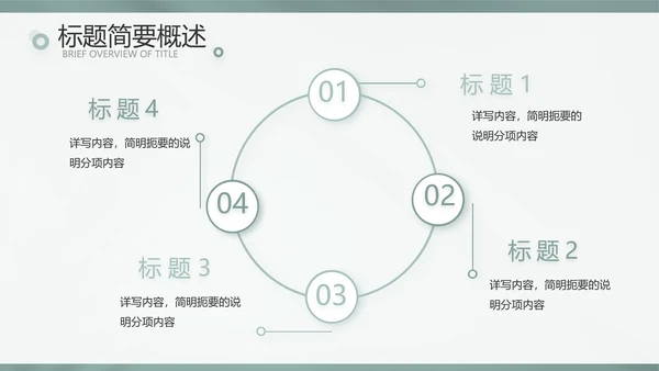 简约高级绿室内设计方案汇报工作总结汇报PPT